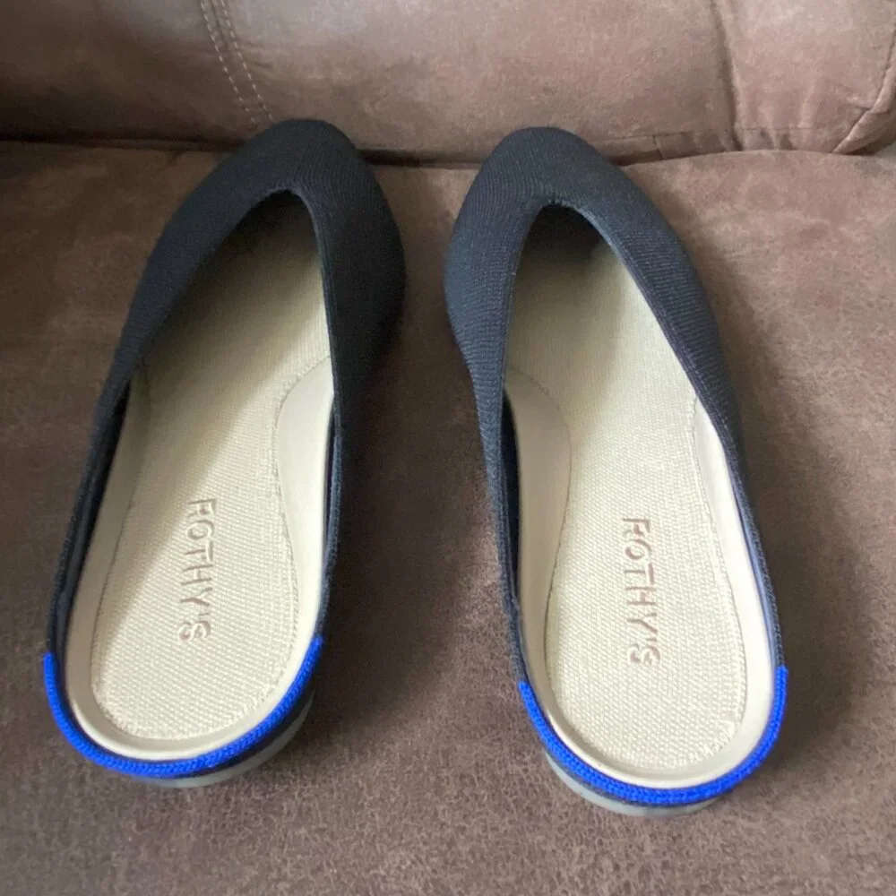 New Rothy's The Almond Demi Mules Pointed Toe Slip On Comfort Slides Shoes 11 - Picture 3 of 8